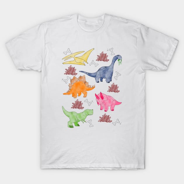 Dinos T-Shirt by Inktopodes